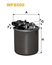 WF8500 WIX FILTERS Фільтр палива