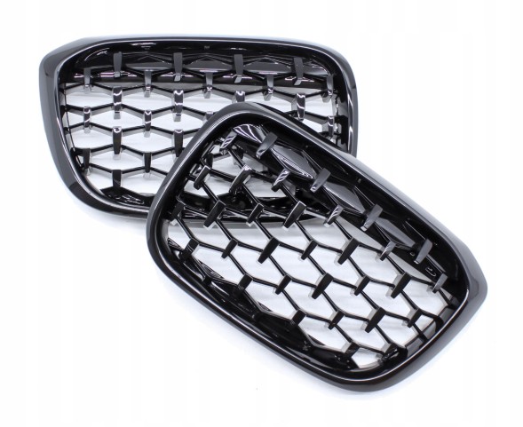 TOPGER KRG-BMW-371 АТРАПА ПЕРЕДНЯ BMW G01 2018-2021 ПЕРЕДНЯ ГРИЛЬ РЕШІТКА ЧОРНА