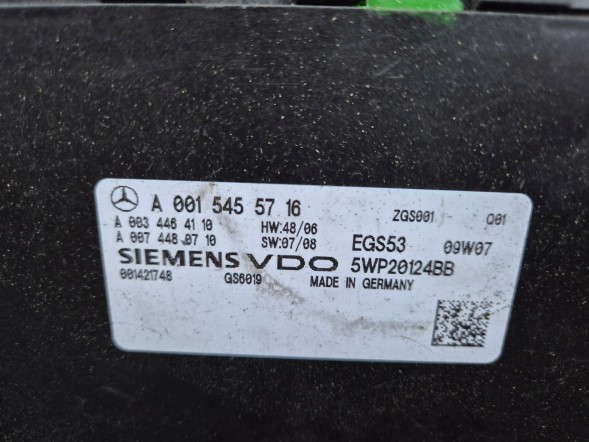 Mercedes-Benz OE A0015455116, 0015455116 Б/у контролер коробки передач Mercedes Vito W639