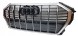 Китай AD831200-9 AUDI Q3 18- РЕШІТКА РАДІАТОРА ЧОРНА РАМКА САТИН