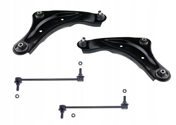 Denckermann ALL5156A Важелі, кульові опори, втулки, тяги стабілізатора NISSAN JUKE F15 2010- ПЕРЕДНЯ ПІДВІСКА КОМПЛЕКТ