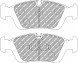 Ferodo FCP725R Гальмівні колодки ferodo racing ds3000 fcp725r