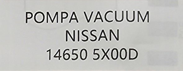 Nissan OE НОВИЙ ОРИГІНАЛЬНИЙ ВАКУУМНИЙ НАСОС NISSAN PATHFINDER / NAVARA - 146505X00D