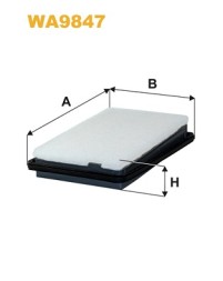 WA9847 WIX FILTERS Фільтр повітряний