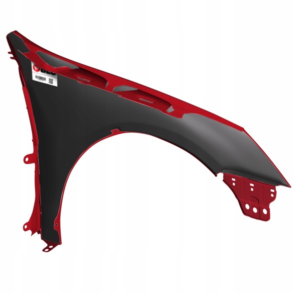 212684281 BLU Бризковик VW GOLF V 5 LY3D лівий червоний 03-09 передній хетчбек оцинк