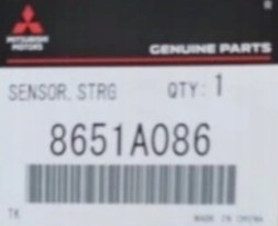 Mitsubishi OE 8651A086 MIT-001435 Стрічка / датчик повороту колеса Outlander CW Lancer CX/CY - 8651A086 Оригінал