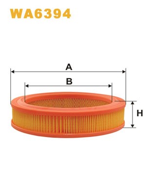 WA6394 WIX FILTERS Фільтр повітряний