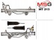 MSG MT213NEW Рульова рейка Mitsubishi Pajero Sport 16-, L200 15-19