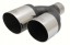Ulter N2-90-1*P Наконечник глушника, подвійний круглий, 2x 90 мм, ПРАВИЙ |