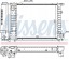 Nissens 60729A Радіатор, система охолодження двигуна nissens 60729a