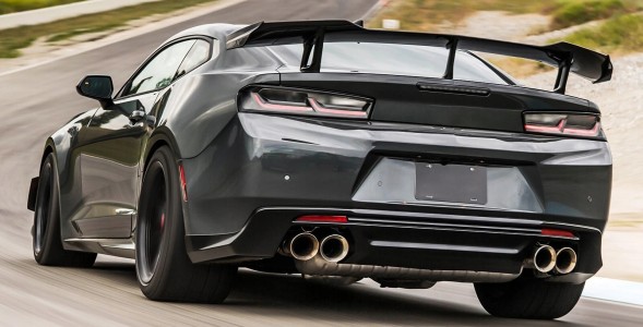 AC AC-S0103 Спойлер-накладка Chevrolet Camaro 2016-2021 стиль ZL1 1LE чорний глянець