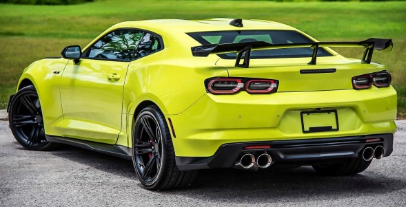 AC AC-S0103 Спойлер-накладка Chevrolet Camaro 2016-2021 стиль ZL1 1LE чорний глянець