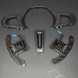 BMW OE 9501592 , 950159201 BMW M2 M3 M4 G20 G21 G28 G22 G23 F44 F40 рамка перемикачів керма CARBON
