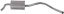 Bosal 279-565 Кінцевий глушник bos279-565 279-565