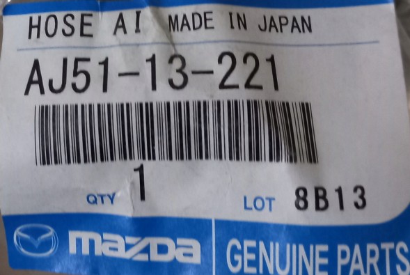 Mazda OE Повітряний шнур - Mazda MPV LW AJ5113221