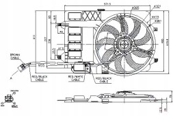 Nissens NIS85125/RS7 Вентилятор радіатора (з корпусом) міні (r50 r53) (r