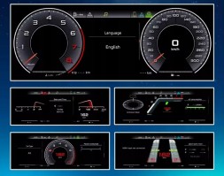 CME Cms9359080547402847 CMS Цифрові годинники лічильник DIGITAL Audi A3 8V 2013-2019 virtual cockpit