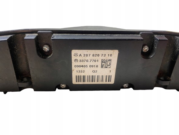 Mercedes-Benz OE A2078207210 MERCEDES W207 ПАНЕЛЬ УПРАВЛІННЯ 2078207210