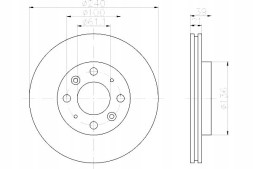 Hella HEL8DD 355 108-151#BPS-PP+K Комплект гальмівних дисків hella #petrolhead pro+ kit2