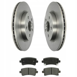 ME Premium 2x 224 882 + 227 355 ЗАДНІ ДИСКИ + КОЛОДКИ OPEL INSIGNIA SAAB 9-5 315ММ