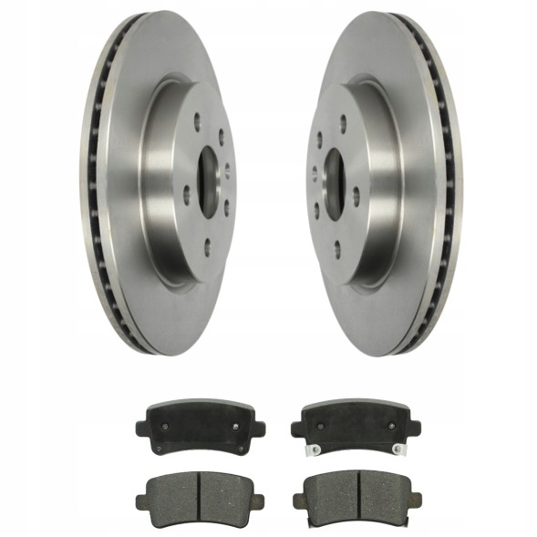 ME Premium 2x 224 882 + 227 355 ЗАДНІ ДИСКИ + КОЛОДКИ OPEL INSIGNIA SAAB 9-5 315ММ