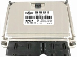 Bosch 038906019KE 0281011201IMMO OFF КОМП'ЮТЕР ECU VW 038906019KE 0281011201 IMMO OFF