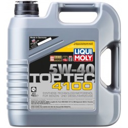 7547 LIQUI MOLY Моторна олива Liqui Moly Top Tec 4100 5W 40 4л