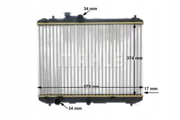 Mahle CR 1194 000S Охолоджувач води cr 1194 000s mahle