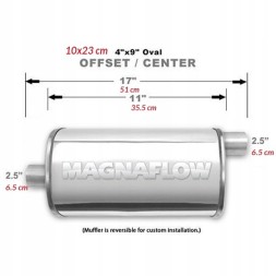 Magnaflow Глушник MagnaFlow 4х9 2.5" 14363