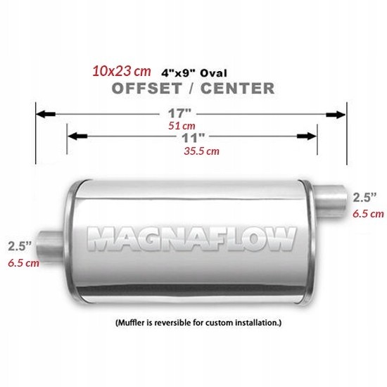 Magnaflow Глушник MagnaFlow 4х9 2.5" 14363
