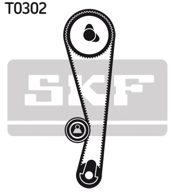 VKMA91005 SKF Рем комплект ГРМ