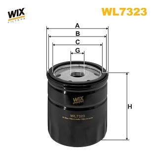 WL7323 WIX FILTERS Фільтр оливи