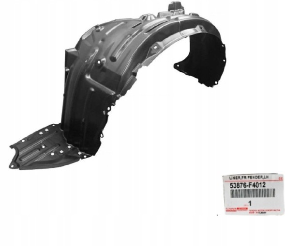 Toyota OE bm-53876-F4012 TOYOTA C-HR 2019 - 2022 НАДКОЛЕСО ПЕРЕДНЄ ЛІВЕ 53876F4012 OE