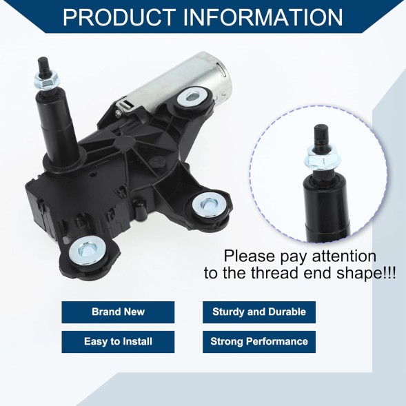0AMS uu000290a240423eu ДВИГУН СКЛООЧИСНИКА ЗАДНЬОГО 4-ПІН SKODA YETI FABIA ROOMSTER
