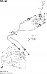 Recco 28300-79JB1 Трос перемикання передач SUZUKI SX4 RW419D 6MT