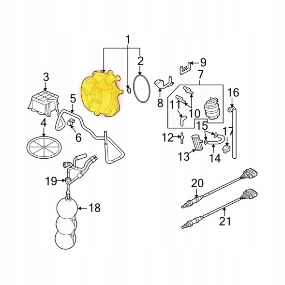 WRC Original Parts 9191042 НАСОС ВАКУМ AUDI A1 A3 A4 B6 A4 B7 06D145100D WRC