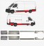BOLMA-MB M03RPR Набір для ремонту порога та крила для BOXER DUCATO JUMPER 2006- EXTRA L4, 8 шт.