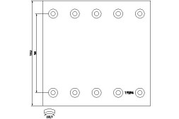 AD BRAKE VIC-200533 Комплект гальмівних колодок для DAF SB; SAF ERZ, ERZM, ERZT, KRS,
