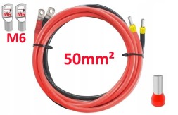Китай EP-2LGY/50250M6 Кабель LgY 250 см для акумулятора/інвертора/сонячної станції, 50 мм², клема M6