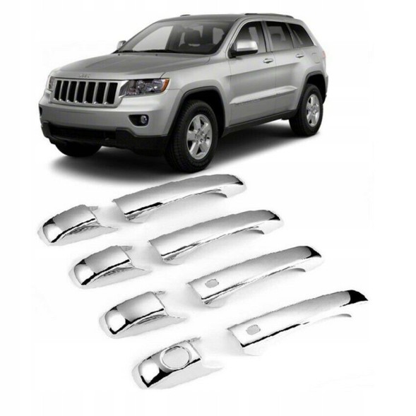 USA USA-DHCH002 НАКЛАДКИ НА ДВЕРНІ РУЧКИ JEEP GRAND CHEROKEE WK2 11-16 CHRYSLER 300C 05-10 SMART