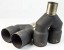 WLM Customs WLM-BLK2x89 Подвійний вихлопний наконечник WLM Black Y-PIPE 2x89 мм