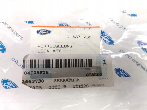 Ford OE Замок передньої правої двері Ford Transit OE 1985-2000 OE 1663730