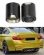 BM KOŃCÓWKI CARBON 60MM 92MM 105MM SREBRNE НАКОНЕЧНИК ВИХЛОПУ 60-63ММ 92ММ 105ММ КАРБОН СРІБНИЙ BMW М