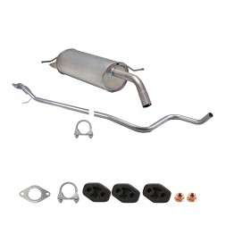 CHINA ZEST.08.033E+08.404 Вихлоп ford fiesta mk vi 1,4 16в euro4 2008-