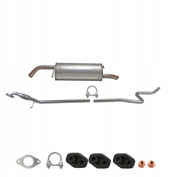 CHINA ZEST.08.033E+08.404 Вихлоп ford fiesta mk vi 1,4 16в euro4 2008-