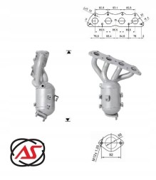 AS 61066 As каталізатор hyundai i20/ix20/ix35 1,4/1,6 євро 5/6