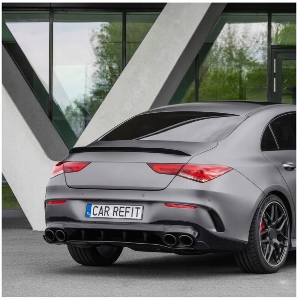Китай Dyfuzor Tylnego Zderzaka W118 X118 C118 Дифузор Mercedes CLA W118 C118 X118 CLA A45 AMG Накладка Бампера Чорний