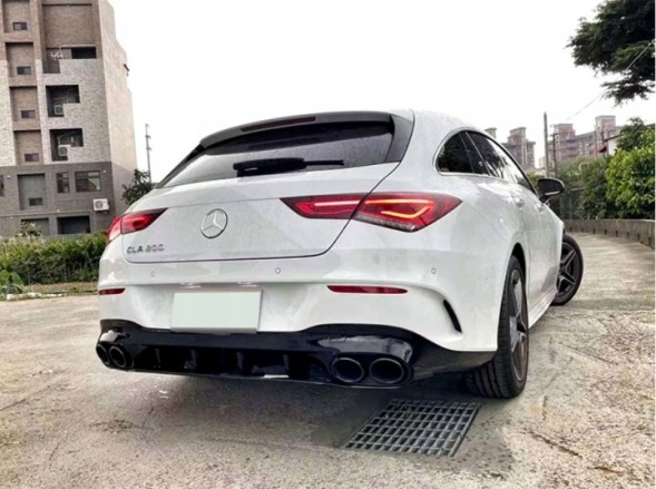 Китай Dyfuzor Tylnego Zderzaka W118 X118 C118 Дифузор Mercedes CLA W118 C118 X118 CLA A45 AMG Накладка Бампера Чорний