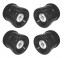 Strongflex 026214B//STRONGFLEX/CZARNE Втулки задньої балки (салазок) Audi A4 B6 B7 Seat Exeo STRONGFLEX