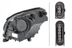Hella 1EL 263 037-021 Прожектор лампа права з силовим агрегатом для регулювання